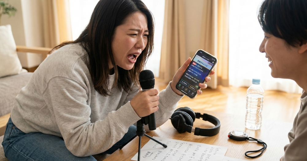 歌 息継ぎ 下手の解説イメージ